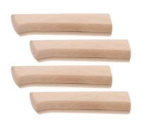 Didiseaon 4 Pezzi Manico per Coltello Giapponese in Legno Rustico per Sashimi, Impugnatura Ergonomica e Liscia, Sostituzione Fai da Te per Coltelli da Cucina e Chef in Cucina