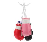 Didiseaon 4 Pezzi Mini Guantoni Boxe Portachiavi Sportivi Guanti Pugilato Appesi Creativi per Specchietto Auto Zaino e Decorazioni Resistenti per Feste e DIY
