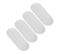 Didiseaon 4 pezzi Paracolpi Trasparenti per Sedile Wc in Silicone Ammortizzanti Antiscivolo per Copriwater Assorbono Urti e Rumori Facili da Installare Compatibili con Tutti i Copriwater