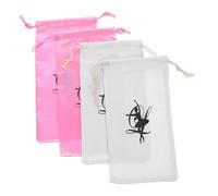 Didiseaon 4 pezzi per Scarpe da Danza con Coulisse Sacchetti Scarpe da Balletto in Satin e Facile da e Organizzare