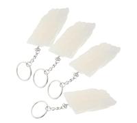 Didiseaon 4 Pezzi Portachiavi Ciondolo Simulazione Sushi Pz Cibo Realistico Accessori per Borse e Fotografia Sashimi
