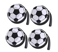 Didiseaon 4 pezzi Portamonete in Metallo Forma di Pallone da Calcio Piccoli Contenitori Creativi per Monete e Piccoli Oggetti Interno Casual per Soldi Caramelle e Accessori Colore Casuale