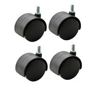 Didiseaon 4 pezzi Ruote Girevoli per Sedia Ufficio Carichi Pesanti Facile Installazione Rotazione Compatibili con Vari Tipi