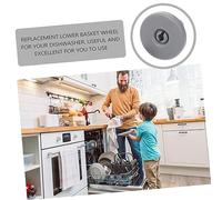 Didiseaon 4 pezzi Ruote Ricambio per Lavastoviglie per Inferiore Compatibili con Ariston e Facilità Installazione e