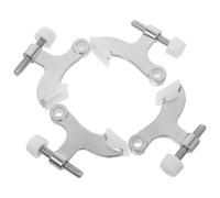 Didiseaon 4 Pezzi Stopper per Cerniere Superiori per Porte Spessore Variabile Resistente e Facile da Installare Protezione da Danni Alle Porte e Cerniere