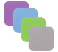 Didiseaon 4 Pezzi Tappetini in Gomma Antiscivolo per Aprire Barattoli e Bottiglie, Pad Quadrati Resistenti al Calore per Cucina, Accessori Utili per Donne