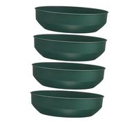 Didiseaon 4 Pezzi Vassoi Spugna Rotondi in Plastica Resistente Supporto per Composizioni Floreali Fresche e Secchi per Matrimoni e Decorazioni Eventi