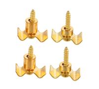 Didiseaon 4 Set Abbassacorde a Rullo per Chitarra Elettrica, Metallo Oro, Protegge le Corde, Resistente alla Ruggine per Chitarristi