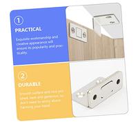 Didiseaon 4 Set Chiusure Magnetiche per Armadi Foratura Fermaporte Invisibile in Acciaio Spesso Resistente per Armadi e Cabine Armadio Bagno e Camere per Animali