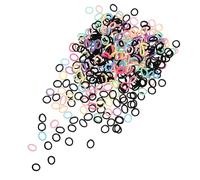 Didiseaon 400 Pezzi Elastici per Colorati per Fasce Elastiche Morbide per Acconciature e Festive Accessori Divertenti per Ragazze Piccole