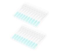 Didiseaon 400pezzi Interdental Cleaning Toothpicks Floss Picks for Teeth Health Elastic Gum Portable Dispenser Picks Box Easy to Use
