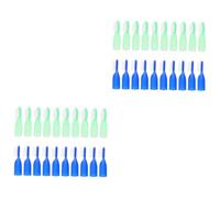 Didiseaon 40pezzi Mini Spazzolini Prigione Per Ingiustizie Finger Colori Blu e Sicuri Per Per e