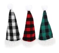 Didiseaon 48 Pezzi Buste Portaposate Cappello di Natale, Decorazione | Coltelli, Forchette e Tovaglioli, Stile Adorabile e Raffinato, per Buffet, Hotel e Tavola