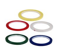 Didiseaon 5 Nastro Adesivo per Violino da Etichette per Note e Guida per Dita Adesivi Colorati Rosso Giallo Bianco Verde Blu per Insegnamento Facile Della Tastiera Accessori per