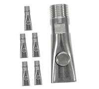 Didiseaon 5 Pezzi piccolo abbeveratoio per maiali distributore d'acqua per bottiglie per cani ciotola dell'acqua per cani bidet mangiatoia per suinetti abbeveratoio automatico per suini rame