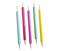 Didiseaon 5 pezzi Strumenti per Nail Art Dotting e Goffratura Penne per Manicure con Punte Sfera per Pittura e Decorazioni Unghie Accessori per DIY Nail Design Casa e Salone