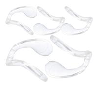 Didiseaon 5 Pz Occhiali A Forma Di U Naselli Ponte In Silicone Cuscinetti Di Supporto Per Il Naso Naselli Antiscivolo Occhiali Morbidi Protezione Per Il Naso Accessori Per