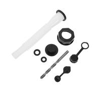 Didiseaon 5 Set Kit Ricambio Ugello Tanica Carburante con Antiscivolo e Tubo Flessibile Clip per Sigillatura Sicura e Rifornimento Rapido