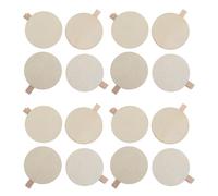 Didiseaon 50 Mini Clip in Legno Naturale Rotonde per Lavagna e Segnaposto Fermacarte Rustici per Matrimoni e Feste Clip per Appendere Foto e Cartellini per Decorazioni e Progetti Fai da