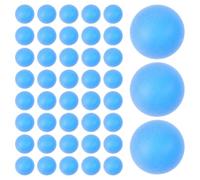 Didiseaon 50 palline artistiche e creative, 40 mm, colorate satinate, senza | Palline fai da te per decorare la casetta dei giochi, per piccoli allenamenti di tennis, attrezzature per la pratica,