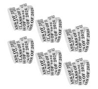 Didiseaon 50 Pezzi Braccialetti Set di Braccialetti Color Bianco in Silicone Flessibili e Resistenti per Party di per Festa di 2026 per Studenti e Uomini