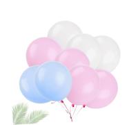 Didiseaon 50 pezzi Palloncini in Lattice Pearl da Palloncini per Feste e Banquet Mix Rosa Azzurro e Bianco Decorazioni Eleganti per Matrimonio e Laurea