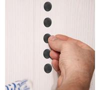 Didiseaon 500 Pezzi Tappi Copriviti Neri in Plastica Copertura Decorativa per Viti a Croce Protezioni Terminali per Mobili e Armadi Installazione Rapida per Uso Domestico e Arredamento