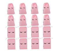 Didiseaon 50pezzi Borsa Per Trucchi Oculare Coulisse Sacchetti in Plastica Per Ciglia Finte Strumenti Da Toeletta Per Cosmetici Borsa Da Viaggio Per Donne e Ragazze