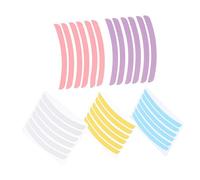 Didiseaon 5fogli Cuscinetti Silicone Riutilizzabili Per Perming e Sollevamento Ciglia Strumenti Per Estensioni Ciglia Vari Colori Compatibili Con Tutte Le Forme Di Occhi