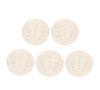 Didiseaon 5pezzi Dischi Esfolianti Loofah Naturali Per Pulizia Viso e Corpo Spugne Luffa Soffici Per Esfoliazione e Stimolazione Circolazione Per Donna e Uomo