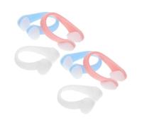 Didiseaon 6 Clip per Naso Nuoto in Silicone Morbido Antiscivolo per Adulti e Ragazzi Protezione per Piscina e Immersioni in Colori Rosa