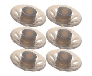 Didiseaon 6 cupolette auricolari in silicone per apparecchi acustici, 10 mm | Auricolari comodi per amplificatori e dispositivi acustici, cupolette di ricambio