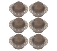 Didiseaon 6 cupolette auricolari in silicone per apparecchi acustici, 6 mm | Auricolari comodi per amplificatori e dispositivi acustici, cupolette di ricambio