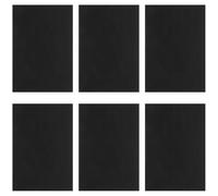 Didiseaon 6 Fogli Adesivi Stradali Autoadesivi A4 Neri per Modellini di Treni e Diorami, Decorazioni Stradali per Piste Auto e Layout Miniature, Accessori per Scenari Modellismo Ferroviario