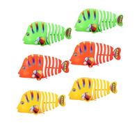Didiseaon 6 Giocattoli da Bagno Molla Cartoon Galleggianti Colorati per Divertimento e Decorazione per Stimolare Sviluppo Sensoriale Nei
