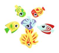Didiseaon 6 Pezzi Giocattoli Pesce per Piscina Estiva per Materiale Durevole Design Cartone Animato Giochi Acquatici Divertenti per Ragazzi e Ragazze