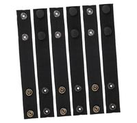 Didiseaon 6 Pezzi Passanti Cintura in Nylon Resistenti per Cinturone Sicurezza Outdoor Campeggio Escursionismo Supporto Portaradio e Accessori Nero