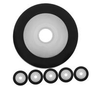 Didiseaon 6 pezzi Rulli di Pressione per Registratori Cassette Ricambio in Gomma Resistente e Compatto Puleggia per Manutenzione Videoregistratori Vhs e Lettori Audio