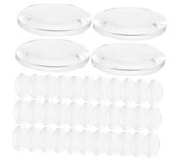 Didiseaon 60 pezzi Lenti Ottiche Convex Doppia Curvatura Trasparenti per Esperimenti di Fisica e Laboratorio Didattico Scuola Media Facili da Pulire e Usare per Progetti Scientifici