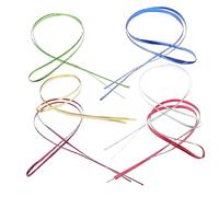 Didiseaon 6pezzi Cordino Per Capelli Colorato Per Bambine Cordino Per Intrecciare i Capelli