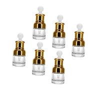 Didiseaon 6pezzi Flacone Contagocce Per Olio Essenziale Piccola Bottiglia Di Vetro Per Profumi Contenitore Ermetico Da Adatto Per Viaggi e Campeggio Materiale Di Qualità Sicuro e Durevole