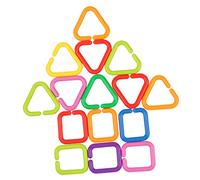 Didiseaon 75Pezzi Giocattoli per Collegamento Geometrici Educazione Precoce Sviluppo Sensoriale e Motorio per Shower e Compleanni