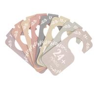 Didiseaon 8 Divisori Armadio Bifacciali per Cameretta con Design e Delicati Organizer Abbigliamento per Ordinare Vestiti Mesi Facili Appendere e Sicuri