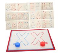 Didiseaon 8 pezzi Carte Allenamento Cervello Anni Gioco Educativo Sviluppo Coordinazione Occhio-mano e Emisferi Cerebrali Attività Pre-scolastiche