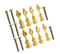 Didiseaon 8 Pezzi Decorative Iron Furniture Spindles For Glass Railing Post End Caps Multifunctional Cabinet Connectors For Wine Cabinets And Serving Carts Craft Accents