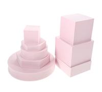 Didiseaon 8 Pezzi Forme Geometriche in Accessori Per Foto Per Cosmetici e Gioielli Oggetti Di Scena Decorativi Multiuso