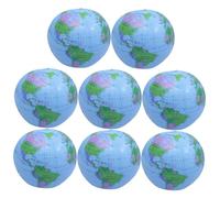 Didiseaon 8 pezzi Palline Gonfiabili Forma di Globo Terrestre da Spiaggia e Piscina Gioco Estivo Leggero e Resistente per Feste Attività all Aperto e Divertimento in Acqua