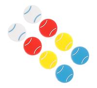 Didiseaon 8 Smorzatori per Racket Tennis Silicone Antivibrazione per Migliorare Colori Vivaci Rosso Blu e Giallo Facile e Conservare