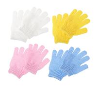 Didiseaon 8pezzi Bagno Esfolianti Due Lati Per Doccia e Massaggio Per Colore Giallo Bianco Blu Rosa Rimuovi Imperfezioni Della e Rivitalizza