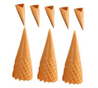 Didiseaon 8pezzi Cono Gelato Artificiale Mini Riproduzione Cono Gelato Simulato in Pvc Per Decorazioni Fai Da Te Per Scocca Del Telefono e Artigianato